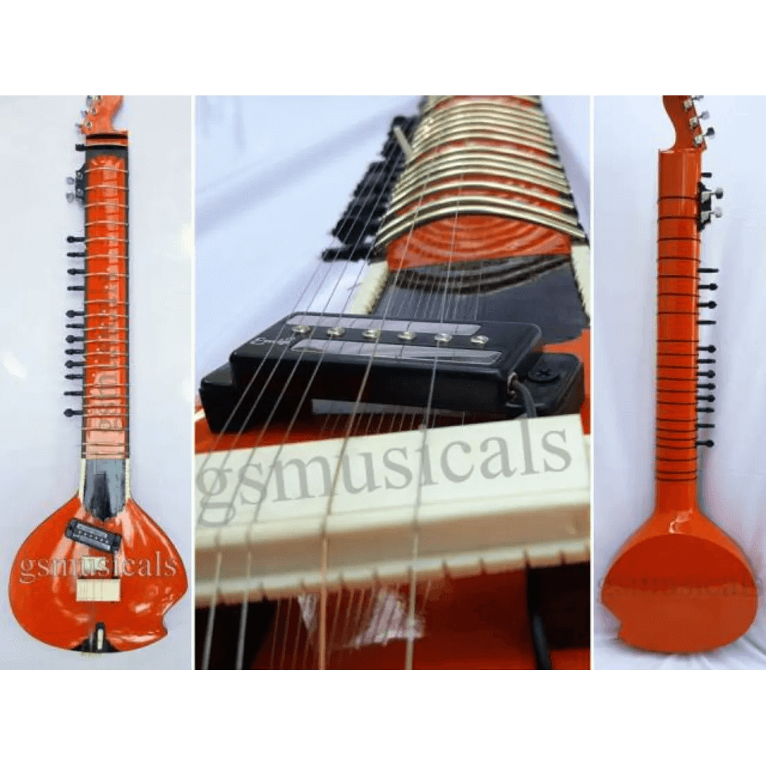 SITAR ELECTRIC FUSION WITH FIBERGLASS CASE GSM067