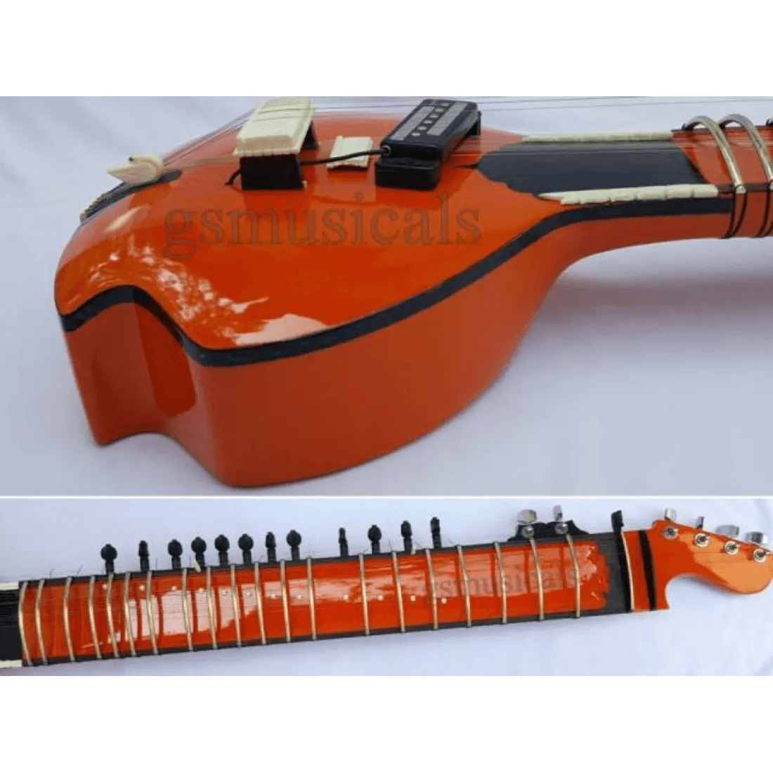 SITAR ELECTRIC FUSION WITH FIBERGLASS CASE GSM067
