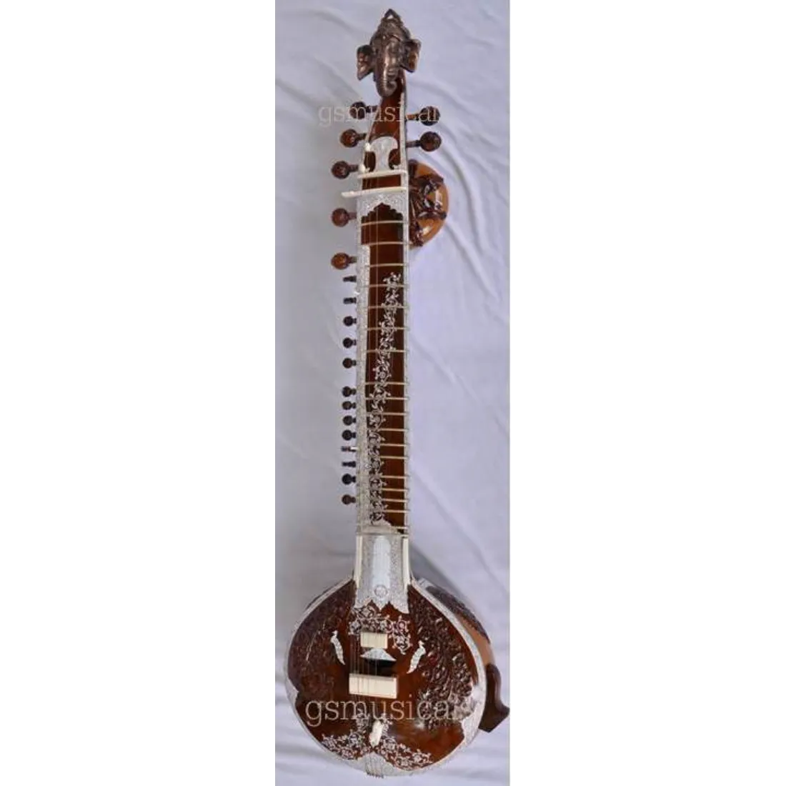 Subahar Instrument GANESH SURBAHAR BASS SITAR GSM024